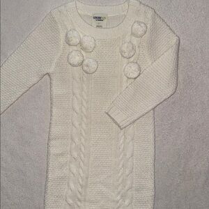 🛍 PRETTY Little GIRLS SWEATER DRESS SIZE 4T  🛍